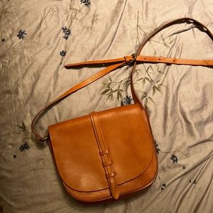 Lucky brand genuine leather crossbody purse